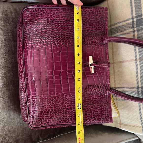 GORGEOUS Longchamp Roseau Leather Tote w/Silver Toggle * ALL OFFERS CONSIDERED * - Picture 15 of 17